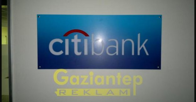 Citi Bank Büro Levhası