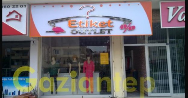 Etiket butik Aynalı Strafor harf tabela