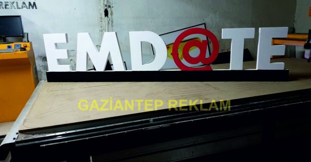 Strafor kesim yazı ve logo