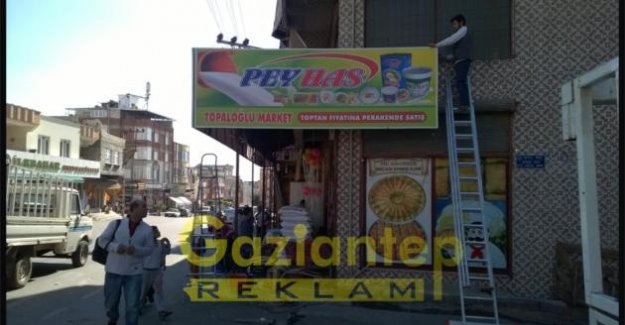 Vinil germe market tabelası