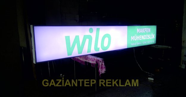 Wilo Işıklı Tabela